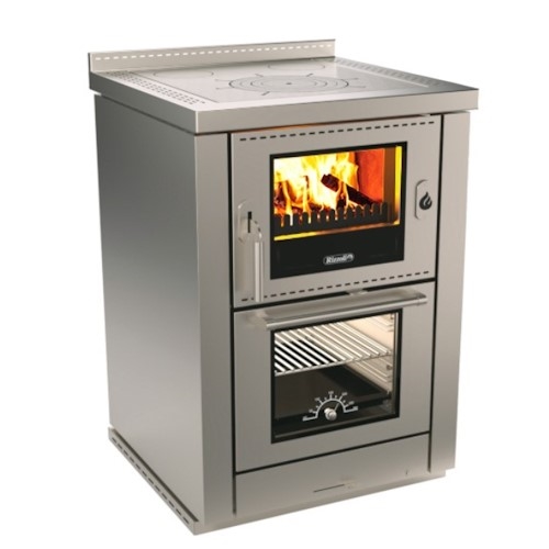 Rizzoli Wood Cook Stoves Rizzoli ML60 Classic Wood Cook Stove - Stainless Steel — Safety Label