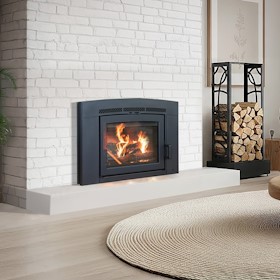 Supreme Lumis 16 Arched Wood Burning Fireplace Insert