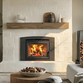 Supreme Lumis 22 Arched Wood Burning Fireplace Insert