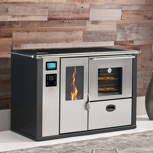 Teba Therm TPW-23 Central Heating Wood and Pellet Cookstove — Brochure