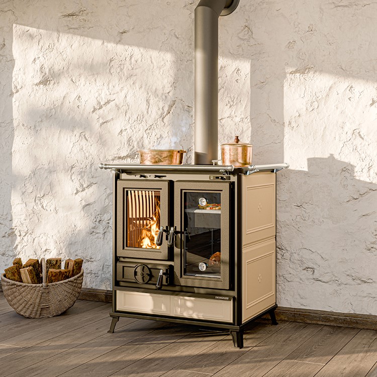 Thermorossi Melissa Beige Wood Cookstove