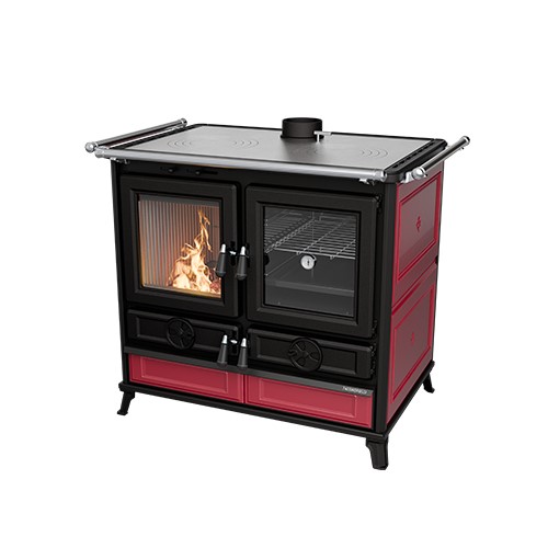Thermorossi Viola Bordeaux Wood Cookstove