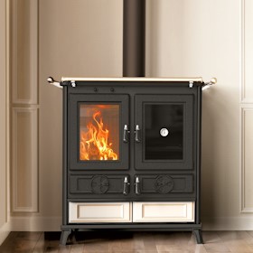Thermorossi Violetta Beige Wood Cookstove