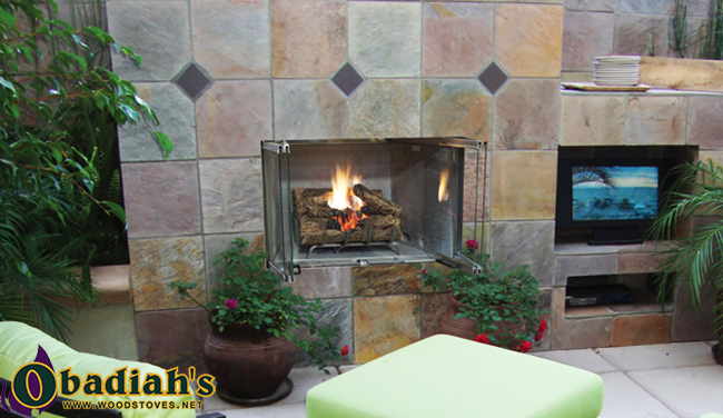 Astria Odyssey / Superior VRE3000 Vent Free Outdoor Gas Fireplace