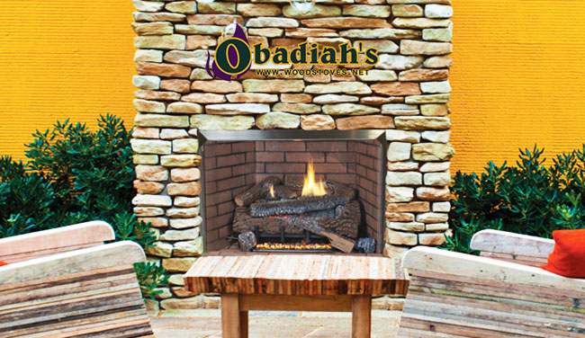 Astria Valiant OD / Superior VRE4000 Vent Free Outdoor Gas Fireplace 