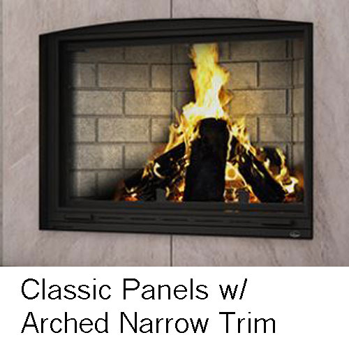 Valcourt Frontenac Zero Clearance Wood Fireplace