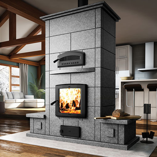 Valcourt FM1500 Mass Wood Fireplace with Oven - Discontinued
