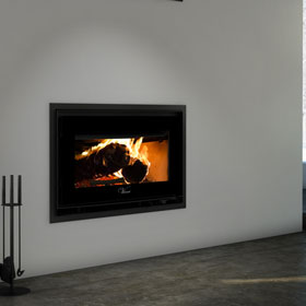 Valcourt Mundo Zero Clearance Wood Fireplace