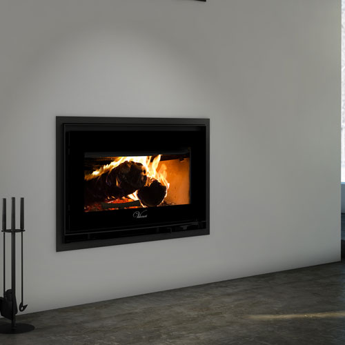 Valcourt Mundo Zero Clearance Wood Fireplace