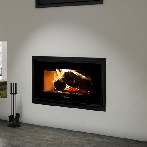 Valcourt Mundo Zero Clearance Wood Fireplace