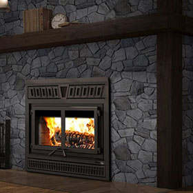 Valcourt Waterloo Zero Clearance Wood Fireplace
