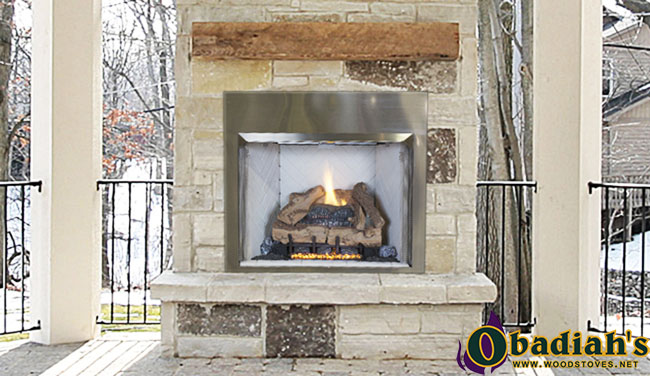 Astria Valiant OD / Superior VRE4000 Vent Free Outdoor Gas Fireplace 