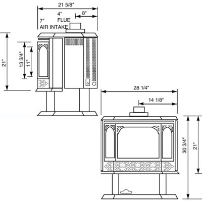Napoleon GDS50 Napoleon Direct Vent Stove — Owner's Manual