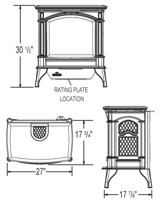 GVFS60 Napoleon Vent Free Gas Stove