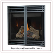 HD35 Clean Face Napoleon Direct Vent Gas Fireplace