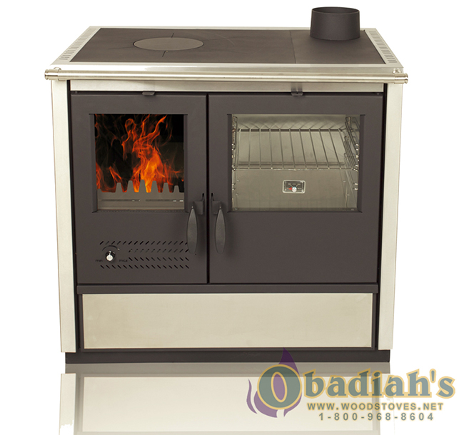 North Hydro Wood Fired Oven with Boiler in Stainless Steel 