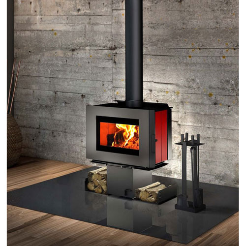 Osburn-Soho-Woodstove-With-Red-Panels