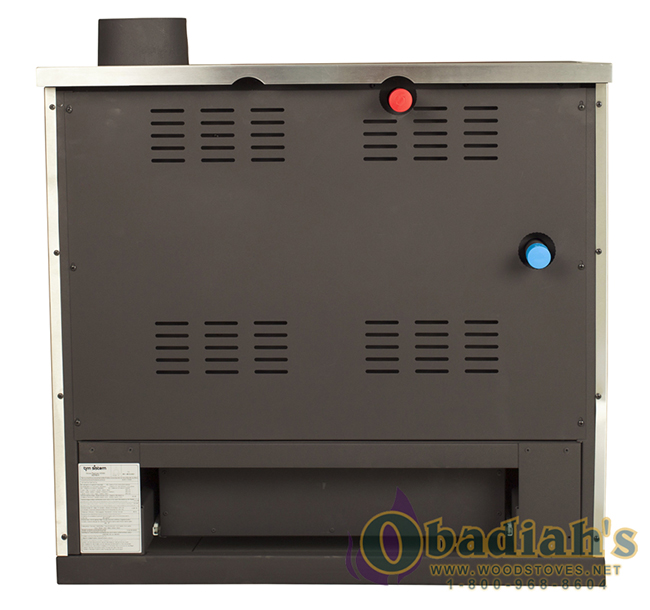 North Hydro Central Heating Wood Cook Range Rear of Stove 