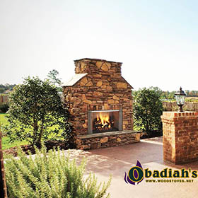 Majestic / Quadrafire Villawood Outdoor Zero Clearance Wood Fireplace